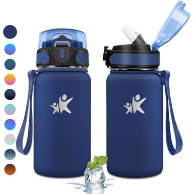 KollyKolla Thermosflasche 500ml, Trinkflasche mit Strohhalm, Thermoskanne BPA-Frei, Auslaufsichere Isolierflasche Doppelwandig, Wasserflasche Edelstahl für Jungs, Mädchen, Kindergarten, Schule KollyKolla Thermosflasche 500ml, Trinkflasche mit Strohhalm, Thermoskanne BPA-Frei, Auslaufsichere Isolierflasche Doppelwandig, Wasserflasche Edelstahl für Jungs, Mädchen, Kindergarten, Schule