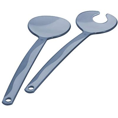 Rotho Onda Salatbesteck, Kunststoff (PP) BPA-frei, blau, (30.5 x 8.0 x 1.0 cm) Rotho Onda Salatbesteck, Kunststoff (PP) BPA-frei, blau, (30.5 x 8.0 x 1.0 cm)