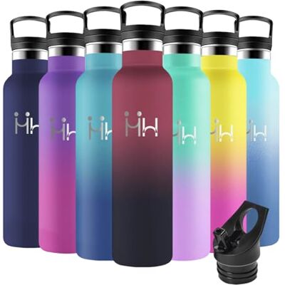 Motswedi Trinkflasche Edelstahl, 1000ml BPA-Frei, Trinkflasche mit Strohhalm, Kalt&Warm, Thermosflasche, Auslaufsicher, für Sport, Fitness, Outdoor, Yoga, Rot & Schwarz Motswedi Trinkflasche Edelstahl, 1000ml BPA-Frei, Trinkflasche mit Strohhalm, Kalt&Warm, Thermosflasche, Auslaufsicher, für Sport, Fitness, Outdoor, Yoga, Rot & Schwarz