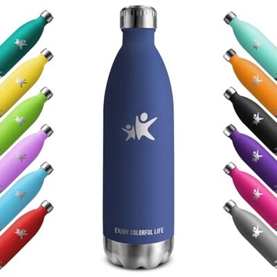 KollyKolla Thermosflasche 1L, Trinkflasche Edelstahl Kohlensaeure Geeignet, Thermoskanne BPA-frei, Isolierflasche Auslaufsicher, Wasserflasche Edelstahl für Fitness, Schule, Outdoor, Sport, Gym KollyKolla Thermosflasche 1L, Trinkflasche Edelstahl Kohlensaeure Geeignet, Thermoskanne BPA-frei, Isolierflasche Auslaufsicher, Wasserflasche Edelstahl für Fitness, Schule, Outdoor, Sport, Gym