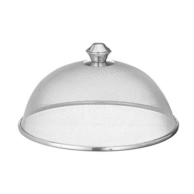 HENDI Netz Lebensmittelabdeckung, zum Schutz von Lebensmitteln, schützt vor Fliegen, feine Masche, Fliegenhaube, Netzabdeckung, Teller abdeckung, ø305x(H)170mm, Edelstahl HENDI Netz Lebensmittelabdeckung, zum Schutz von Lebensmitteln, schützt vor Fliegen, feine Masche, Fliegenhaube, Netzabdeckung, Teller abdeckung, ø305x(H)170mm, Edelstahl