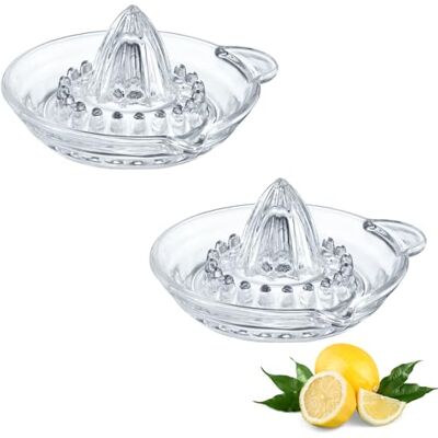 Westmark 2 Zitrus- und Orangenpressen – Fassungsvermögen: je 30 ml, Glas – Transparent, 308122E3 Westmark 2 Zitrus- und Orangenpressen – Fassungsvermögen: je 30 ml, Glas – Transparent, 308122E3