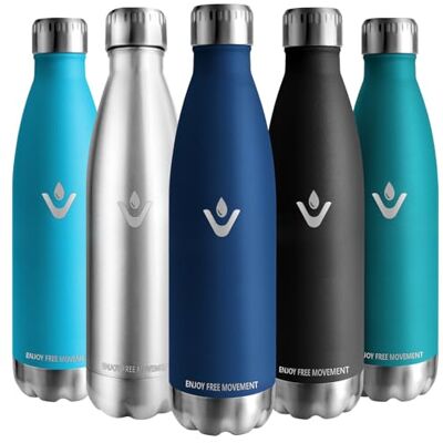 Vikaster thermosflasche, 750ml thermos, BPA-Frei Auslaufsicher Wiederverwendbar thermoskanne, trinkflasche edelstahl für Camping, Yoga, Gym, Fitness, Reisen, Outdoor Vikaster thermosflasche, 750ml thermos, BPA-Frei Auslaufsicher Wiederverwendbar thermoskanne, trinkflasche edelstahl für Camping, Yoga, Gym, Fitness, Reisen, Outdoor