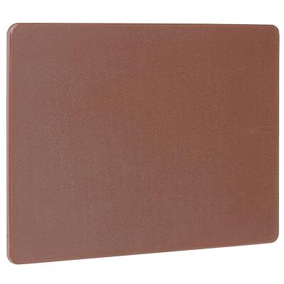 HENDI Schneidebrett, HACCP, Beidseitig nutzbar, glatt, minimiert das Abstumpfen von Messern, 450x300x(H)10mm, LPDE Kunststoff, braun HENDI Schneidebrett, HACCP, Beidseitig nutzbar, glatt, minimiert das Abstumpfen von Messern, 450x300x(H)10mm, LPDE Kunststoff, braun
