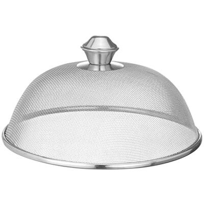 HENDI Netz Lebensmittelabdeckung, zum Schutz von Lebensmitteln, schützt vor Fliegen, feine Masche, Fliegenhaube, Netzabdeckung, Teller abdeckung, ø255x(H)135mm, Edelstahl HENDI Netz Lebensmittelabdeckung, zum Schutz von Lebensmitteln, schützt vor Fliegen, feine Masche, Fliegenhaube, Netzabdeckung, Teller abdeckung, ø255x(H)135mm, Edelstahl