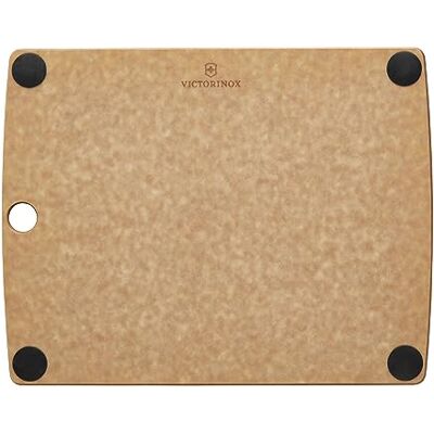 Victorinox Schneidebrett, All-in-One, Cutting Board L 44.4 x, 33 x, 0.6, Saftrille, Klingenschonend, Rutschfest, Spülmaschinengeeignet, Braun Victorinox Schneidebrett, All-in-One, Cutting Board L 44.4 x, 33 x, 0.6, Saftrille, Klingenschonend, Rutschfest, Spülmaschinengeeignet, Braun