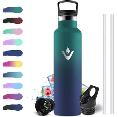 KollyKolla Trinkflasche Edelstahl 750ml, Thermosflasche BPA-Frei, Auslaufsichere Isolierflasche Doppelwandig, Wasserflasche Kohlensaeure Geeignet, Isolierflasche für Fitness, Schule, Outdoor, Erwachsener KollyKolla Trinkflasche Edelstahl 750ml, Thermosflasche BPA-Frei, Auslaufsichere Isolierflasche Doppelwandig, Wasserflasche Kohlensaeure Geeignet, Isolierflasche für Fitness, Schule, Outdoor, Erwachsener