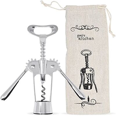 joeji's Kitchen Joejis Korkenzieher Wein Weinöffner Weinflaschenöffner Flaschenöffner Multifunktionalem Screwpull Set für Korken und Kappen Bier Olivenöl Chrom joeji's Kitchen Joejis Korkenzieher Wein Weinöffner Weinflaschenöffner Flaschenöffner Multifunktionalem Screwpull Set für Korken und Kappen Bier Olivenöl Chrom