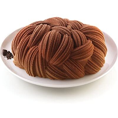 silikomart Silikon-Kuchenform Modern WOOLY, antihaftbeschichtet, 1er Pack Kuchenform, 3D Design, Ø 190 h 72 mm, Volumen 1,46 ml, Made in Italy silikomart Silikon-Kuchenform Modern WOOLY, antihaftbeschichtet, 1er Pack Kuchenform, 3D Design, Ø 190 h 72 mm, Volumen 1,46 ml, Made in Italy