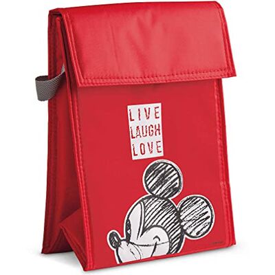 Egan Thermotasche Mickey Live Laugh Love rot Egan Thermotasche Mickey Live Laugh Love rot