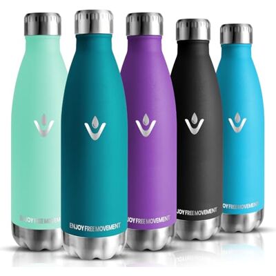 HoneyHolly Trinkflasche Edelstahl 750ml Thermosflasche, BPA-Frei, Trinkflasche Sport Auslaufsicher Wasserflasche, Thermosflasche Kohlensäure Geeignet, Edelstahl Flasche, Thermoskanne für Fitness, Fahrrad HoneyHolly Trinkflasche Edelstahl 750ml Thermosflasche, BPA-Frei, Trinkflasche Sport Auslaufsicher Wasserflasche, Thermosflasche Kohlensäure Geeignet, Edelstahl Flasche, Thermoskanne für Fitness, Fahrrad