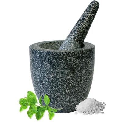 Jade Temple Granitmörser-Set - 12cm Jade Temple Granitmörser-Set - 12cm