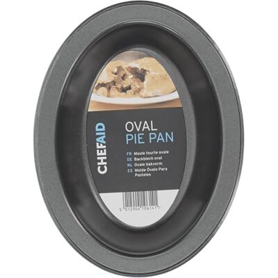 Chef Aid Ovale Backform 16,7 x 12,7 x 3,5 cm mit Antihaftbeschichtung für 1 Person Individuelle Kuchen Quiches und Kleine Ofengerichte Geeignet für Ofen und Gefrierschrank Chef Aid Ovale Backform 16,7 x 12,7 x 3,5 cm mit Antihaftbeschichtung für 1 Person Individuelle Kuchen Quiches und Kleine Ofengerichte Geeignet für Ofen und Gefrierschrank