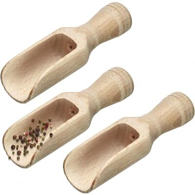 Westmark Gewürzschaufel-Set, 3tlg., Füllvolumen: je 5 gr (Mehl)/4 ml, Buchenholz, Midi, Hellbraun, 91952270 Westmark Gewürzschaufel-Set, 3tlg., Füllvolumen: je 5 gr (Mehl)/4 ml, Buchenholz, Midi, Hellbraun, 91952270