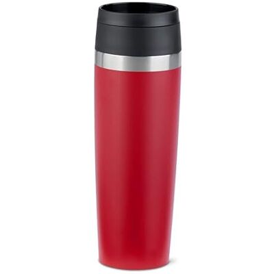 Emsa N2023750 Travel Mug Classic Isolierbecher 0,5 Liter, neuer Komfort Schraubverschluss, Pulverbeschichtung, Edelstahl, 360 Grad Trinköffnung, Rot Emsa N2023750 Travel Mug Classic Isolierbecher 0,5 Liter, neuer Komfort Schraubverschluss, Pulverbeschichtung, Edelstahl, 360 Grad Trinköffnung, Rot