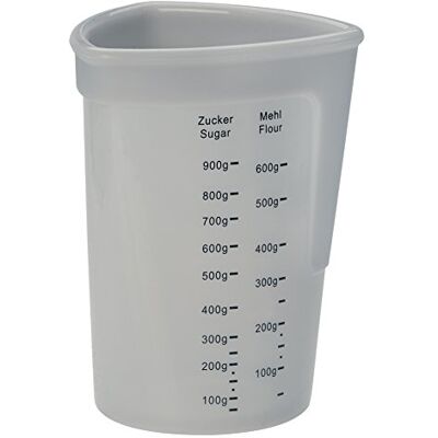 Lurch 70260 Messbecher aus 100% BPA-freiem Platin Silikon 1l, mit Skalen für Flüssigkeiten, Mehl und Zucker, Transparent, 12.5 x 12.5 x 17 cm Lurch 70260 Messbecher aus 100% BPA-freiem Platin Silikon 1l, mit Skalen für Flüssigkeiten, Mehl und Zucker, Transparent, 12.5 x 12.5 x 17 cm