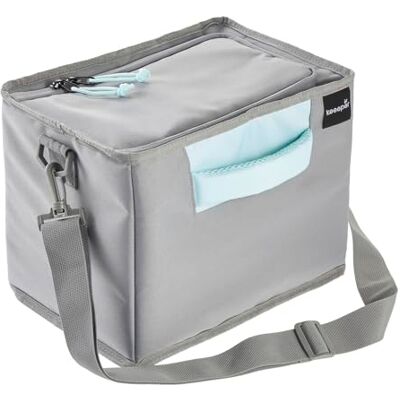 keeeper nea Faltbare Isoliertasche, 13 l, Gr. L, Mit Schultergurt, Passend für Klappbox lea, 6 kg Tragkraft, 4 h kühlend/wärmend, Aus recycelten PET-Flaschen, 29,5 x 20 x 22,5 cm, Aquamarine keeeper nea Faltbare Isoliertasche, 13 l, Gr. L, Mit Schultergurt, Passend für Klappbox lea, 6 kg Tragkraft, 4 h kühlend/wärmend, Aus recycelten PET-Flaschen, 29,5 x 20 x 22,5 cm, Aquamarine