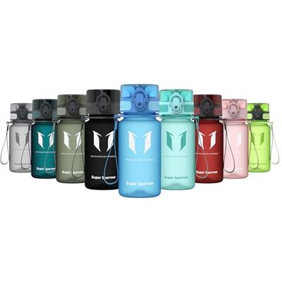 Super Trinkflasche Tritan Wasserflasche 350ml BPA-frei Ideale Sportflasche Schnelle Wasserdurchfluss, Flip Top, öffnet Sich mit 1-Click Super Trinkflasche Tritan Wasserflasche 350ml BPA-frei Ideale Sportflasche Schnelle Wasserdurchfluss, Flip Top, öffnet Sich mit 1-Click