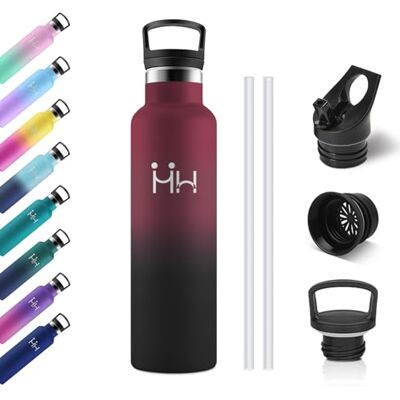 KollyKolla Trinkflasche Edelstahl 750ml, Thermosflasche Kohlensäure Geeignet, Auslaufsichere Isolierflasche mit Strohhalm, BPA-Frei, Vakuum Thermosflasche, Wasserflasche für Erwachsene, Uni, Sport, Büro KollyKolla Trinkflasche Edelstahl 750ml, Thermosflasche Kohlensäure Geeignet, Auslaufsichere Isolierflasche mit Strohhalm, BPA-Frei, Vakuum Thermosflasche, Wasserflasche für Erwachsene, Uni, Sport, Büro