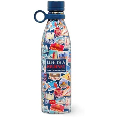LEGAMI Thermosflasche Hot&Cold, Sushi Cat, 800 ml, luftdichter Verschluss, 12 Stunden warm, 24 Stunden kalt, abnehmbarer Silikongriff, aus Edelstahl, BPA-frei LEGAMI Thermosflasche Hot&Cold, Sushi Cat, 800 ml, luftdichter Verschluss, 12 Stunden warm, 24 Stunden kalt, abnehmbarer Silikongriff, aus Edelstahl, BPA-frei