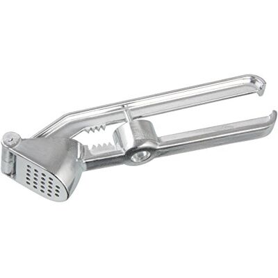 FACKELMANN Knoblauchpresse/Entsteiner aus Aluminium, 15,5 cm in Silber FACKELMANN Knoblauchpresse/Entsteiner aus Aluminium, 15,5 cm in Silber