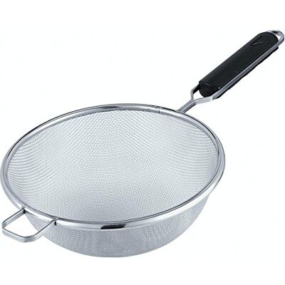 APS 74722 Passiersieb/Sieb mit Doppelnetz, Ø 24,5 cm, Länge 56,5 cm, Edelstahl, ABS APS 74722 Passiersieb/Sieb mit Doppelnetz, Ø 24,5 cm, Länge 56,5 cm, Edelstahl, ABS