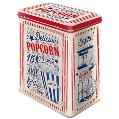 Nostalgic-Art Popcorn Vorratsdose - Lebensmittelgeeignet, 3L Nostalgic-Art Popcorn Vorratsdose - Lebensmittelgeeignet, 3L
