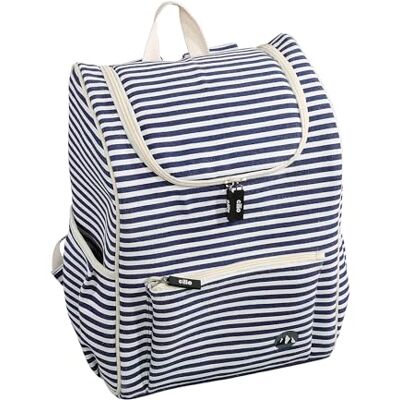 Cilio Isolierrucksack OCEANO 14 L Fassungsvermögen Kühltasche mit gepolsterten Schultergurten Polyester, aufgeschäumte Folie Kühlrucksack mit Fronttasche und 2 Seitentaschen Weiß-blau Cilio Isolierrucksack OCEANO 14 L Fassungsvermögen Kühltasche mit gepolsterten Schultergurten Polyester, aufgeschäumte Folie Kühlrucksack mit Fronttasche und 2 Seitentaschen Weiß-blau