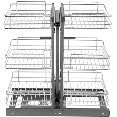Vevor Eckorganizer - Abnehmbarer 3-Etagen Küchenorganizer Vevor Eckorganizer - Abnehmbarer 3-Etagen Küchenorganizer