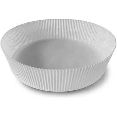 Guardini , 16 x runde Einwegform für Luftfritteuse, aus Antihaftpapier, Ø 18,5 x 4,2 cm, Farbe Weiß Guardini , 16 x runde Einwegform für Luftfritteuse, aus Antihaftpapier, Ø 18,5 x 4,2 cm, Farbe Weiß