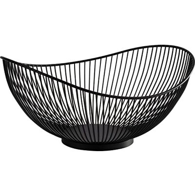 APS 30424 Korb "SVART", Metall, schwarz, 29,5 x 25,5 x 13,5 cm APS 30424 Korb "SVART", Metall, schwarz, 29,5 x 25,5 x 13,5 cm