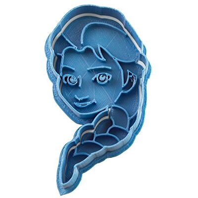 Cuticuter Frozen Elsa Keksausstecher, Blau, 8 x 7 x 1,5 cm Cuticuter Frozen Elsa Keksausstecher, Blau, 8 x 7 x 1,5 cm