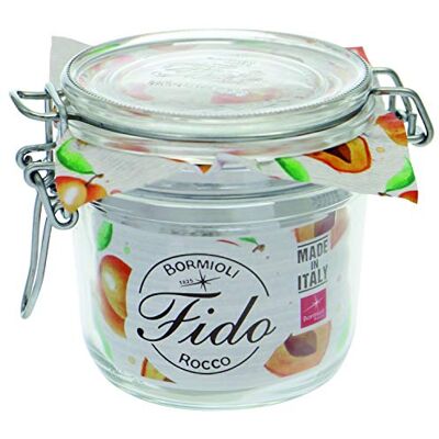 Weck Bormioli Rocco Fido Drahtbügelgläser Set 350 ml (6 Stück, Einmachgläser mit Dichtungsringen, spühlmaschinenfest, Dessertgläser, Marmeladengläser) 58298 Weck Bormioli Rocco Fido Drahtbügelgläser Set 350 ml (6 Stück, Einmachgläser mit Dichtungsringen, spühlmaschinenfest, Dessertgläser, Marmeladengläser) 58298
