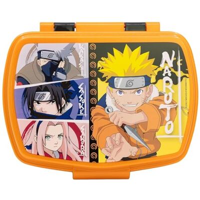 Stor Kinder Brotdose Naruto, Rechteckige Lunchbox 1333ml, BPA-Frei, Robustes Plastik, Ideal für Schule und Pausenbrot Stor Kinder Brotdose Naruto, Rechteckige Lunchbox 1333ml, BPA-Frei, Robustes Plastik, Ideal für Schule und Pausenbrot