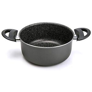 ALLUFLON Tradition Italien Kasserolle, Aluminium, schwarz, 16 cm ALLUFLON Tradition Italien Kasserolle, Aluminium, schwarz, 16 cm