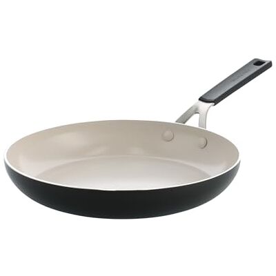 KitchenAid Aluminium Bratpfanne 28 Cm, Keramik-Antihaftbeschichtung Ohne PFAS, Induktion, Backofenfest Bis 160 °C, Schwarz KitchenAid Aluminium Bratpfanne 28 Cm, Keramik-Antihaftbeschichtung Ohne PFAS, Induktion, Backofenfest Bis 160 °C, Schwarz