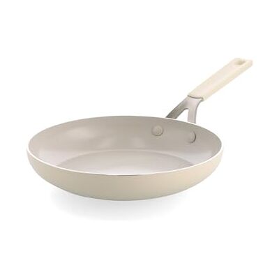 KitchenAid Aluminium Bratpfanne 24 Cm, Keramik-Antihaftbeschichtung Ohne PFAS, Induktion, Backofenfest Bis 160 °C, Creme KitchenAid Aluminium Bratpfanne 24 Cm, Keramik-Antihaftbeschichtung Ohne PFAS, Induktion, Backofenfest Bis 160 °C, Creme