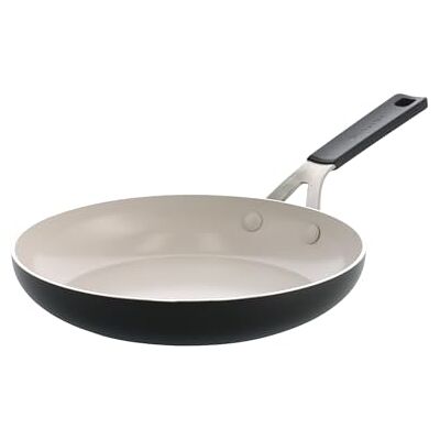 KitchenAid Aluminium Bratpfanne 24 Cm, Keramik-Antihaftbeschichtung Ohne PFAS, Induktion, Backofenfest Bis 160 °C, Schwarz KitchenAid Aluminium Bratpfanne 24 Cm, Keramik-Antihaftbeschichtung Ohne PFAS, Induktion, Backofenfest Bis 160 °C, Schwarz