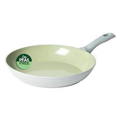 SALTER Bratpfanne 28cm, Keramik Pfanne mit Antihaftbeschichtung, Pfanne 28cm Induktion Earth Series, ohne PTFE & PFOA, Universalpfanne für alle Herdarten SALTER Bratpfanne 28cm, Keramik Pfanne mit Antihaftbeschichtung, Pfanne 28cm Induktion Earth Series, ohne PTFE & PFOA, Universalpfanne für alle Herdarten