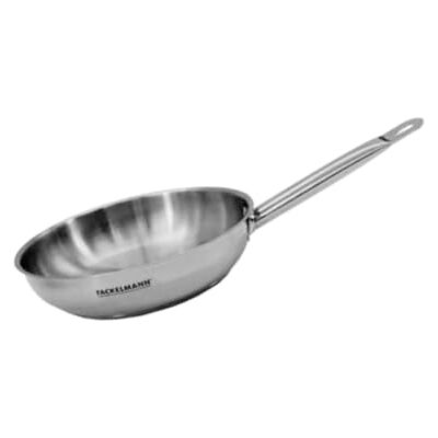 FACKELMANN 686931 Bratpfanne 24 cm aus Edelstahl, Kochtopf, alle Herdarten Induktion, PFAS-freie Pfanne, Edelstahlgriff, genieteter Griff, Edelstahl 18/8, grau, 24 x 5,5 cm FACKELMANN 686931 Bratpfanne 24 cm aus Edelstahl, Kochtopf, alle Herdarten Induktion, PFAS-freie Pfanne, Edelstahlgriff, genieteter Griff, Edelstahl 18/8, grau, 24 x 5,5 cm
