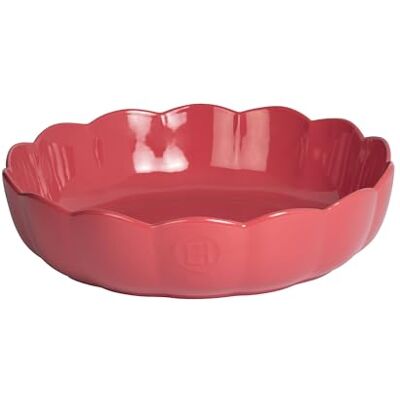 Emile Henry Runde Kuchenform/Kuchenform aus Keramik, Rosa, 27 cm Emile Henry Runde Kuchenform/Kuchenform aus Keramik, Rosa, 27 cm