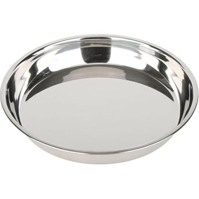 Baumalu Rundes Backblech aus Edelstahl Abmessungen 30 cm Silberfarben Multifunktional für Backen und Servieren Pflegeleicht Langlebig 1 Stück Baumalu Rundes Backblech aus Edelstahl Abmessungen 30 cm Silberfarben Multifunktional für Backen und Servieren Pflegeleicht Langlebig 1 Stück