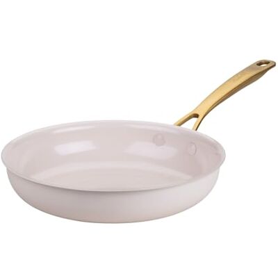 FACKELMANN x Pamela Reif Bratpfanne Ø 24 cm – aus recyceltem Aluminium mit PFAS-freier keramischer Beschichtung, für alle Herdarten geeignet, Pastell-Beige FACKELMANN x Pamela Reif Bratpfanne Ø 24 cm – aus recyceltem Aluminium mit PFAS-freier keramischer Beschichtung, für alle Herdarten geeignet, Pastell-Beige