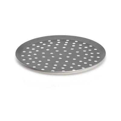 DE BUYER 8137.28 Rundes Gelochtes Pizzablech, Alu Antihaft Choc 28Cm, Schwarz DE BUYER 8137.28 Rundes Gelochtes Pizzablech, Alu Antihaft Choc 28Cm, Schwarz