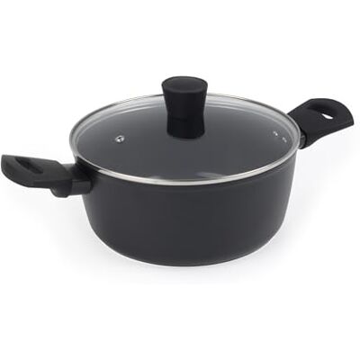 Russell Hobbs RH03265EU7 Verde Thermocollar 24cm Topf mit Deckel – gesunde keramische Antihaftbeschichtung, PFAS-frei, Suppentopf aus recyceltem Aluminium, Seitengriffe, Temperaturanzeige Kochgeschirr Russell Hobbs RH03265EU7 Verde Thermocollar 24cm Topf mit Deckel – gesunde keramische Antihaftbeschichtung, PFAS-frei, Suppentopf aus recyceltem Aluminium, Seitengriffe, Temperaturanzeige Kochgeschirr