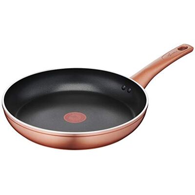 Lagostina Ramata, Kupfer-Effekt außen, Aluminium-Antihaftbeschichtung, Durchmesser 28 cm, schwarz Lagostina Ramata, Kupfer-Effekt außen, Aluminium-Antihaftbeschichtung, Durchmesser 28 cm, schwarz