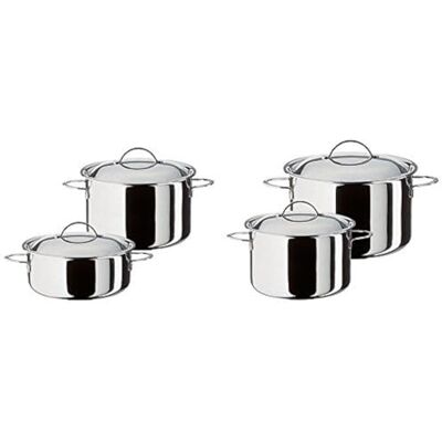 Spring 0285850604 Cristal Starter Set 4 teilig, Edelstahl, silber, 25 x 33,8 x 58,4 cm Spring 0285850604 Cristal Starter Set 4 teilig, Edelstahl, silber, 25 x 33,8 x 58,4 cm