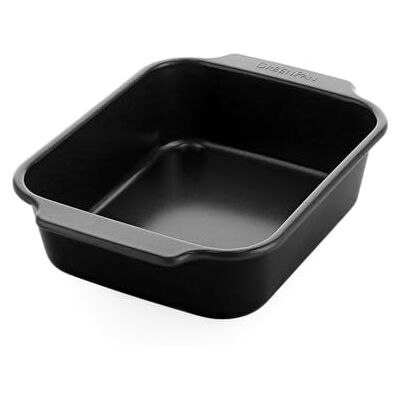 GreenPan Bistro Brownie Backform 28 x 20,5 cm, Quadratische Kuchenform, Gesunde Keramik Antihaftbeschichtung, PFAS-frei, Auslaufsicher, Langlebiges Backgeschirr, Vielseitig, Leicht zu Reinigen,Schwarz GreenPan Bistro Brownie Backform 28 x 20,5 cm, Quadratische Kuchenform, Gesunde Keramik Antihaftbeschichtung, PFAS-frei, Auslaufsicher, Langlebiges Backgeschirr, Vielseitig, Leicht zu Reinigen,Schwarz