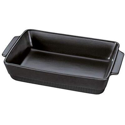 Spring KÜCHENPROFI Auflaufform CHALET 4,2 L, Ofenkeramik schwarz, 40x24 cm Spring KÜCHENPROFI Auflaufform CHALET 4,2 L, Ofenkeramik schwarz, 40x24 cm
