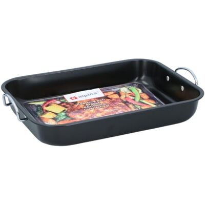 Philips alpina Auflaufform Rechteckig Metall 39 x 29 x 6 cm Schwarz Philips alpina Auflaufform Rechteckig Metall 39 x 29 x 6 cm Schwarz